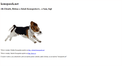 Desktop Screenshot of konopasek.net